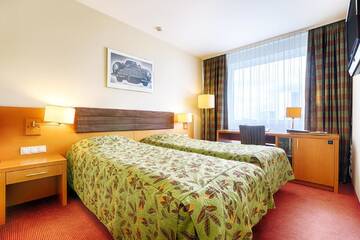 Стандартный двухместный номер с 2 отдельными кроватями в Гостинице Русотель